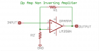 Non Inverting Op Amp Circuit Schematics